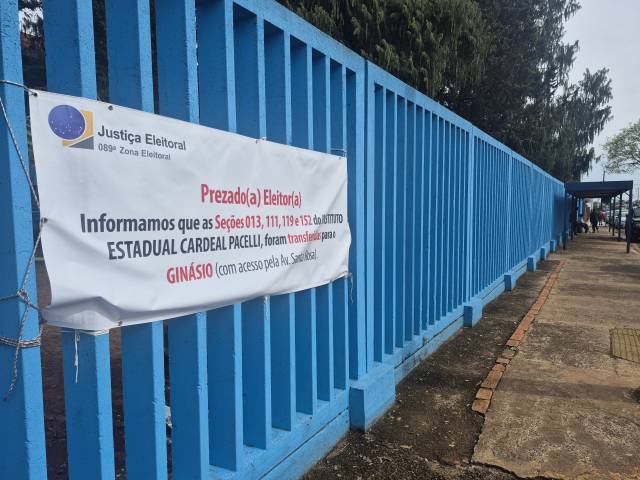 No Pacelli, quatro das oitos seções passam a funcionar no ginásio de esportes